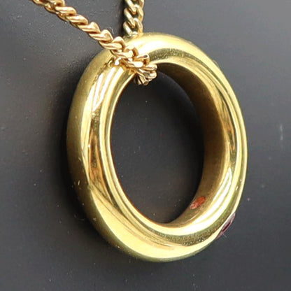 K18ルビーペンダントトップ付ネックレス　ネックレス長さ約39cm　重量6.91ｇ(石の重量含む) レディース（中古）