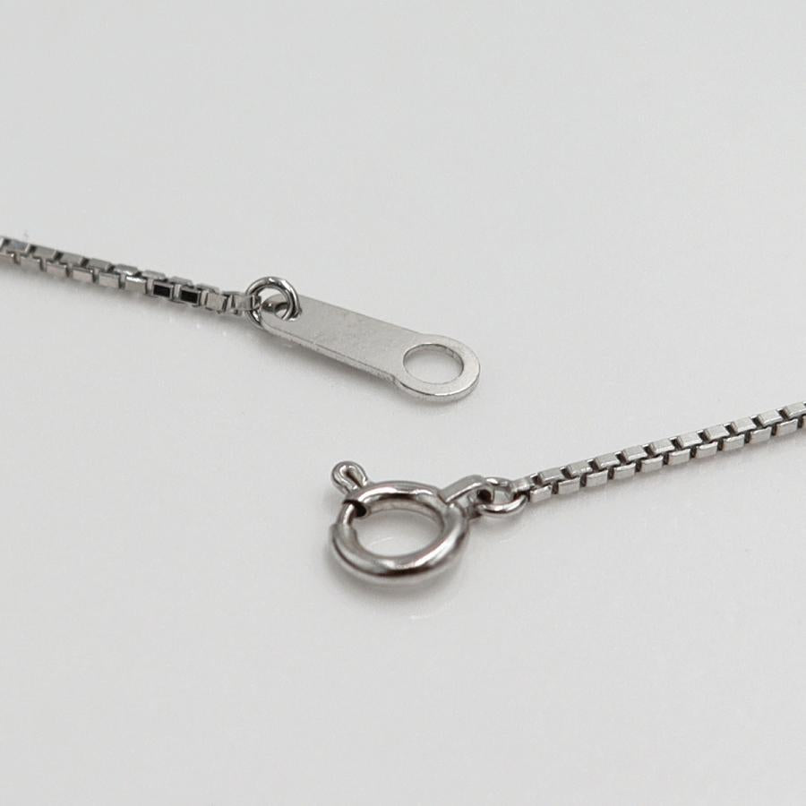 Pt900/K18WGオパールネックレス　OP1.08ct　D0.53ct　ネックレス長さ44cm　重量6.43ｇ(石の重量含む) レディース(中古)