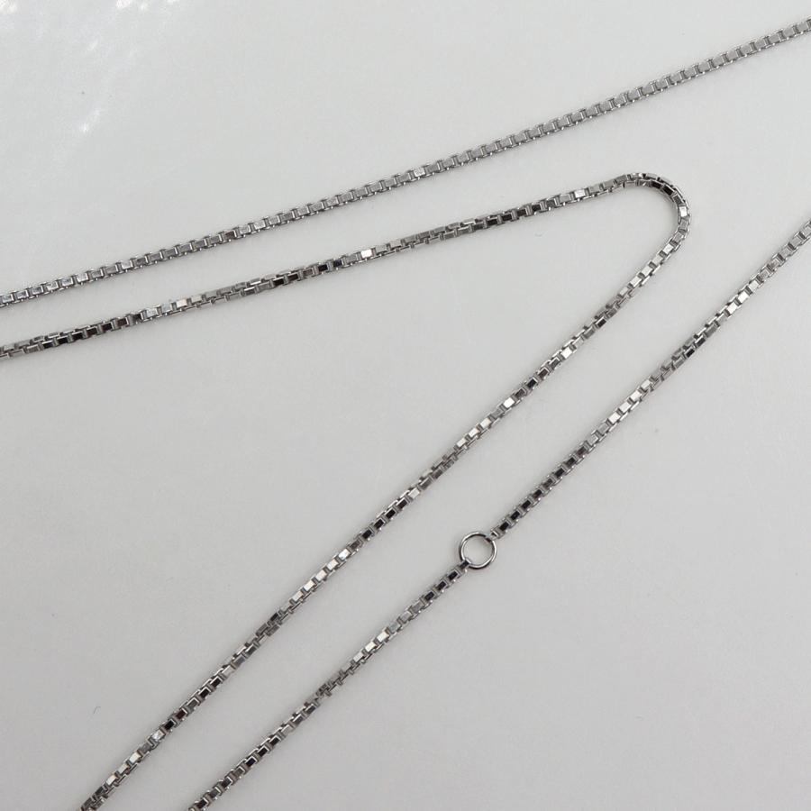 Pt900/K18WGオパールネックレス　OP1.08ct　D0.53ct　ネックレス長さ44cm　重量6.43ｇ(石の重量含む) レディース(中古)