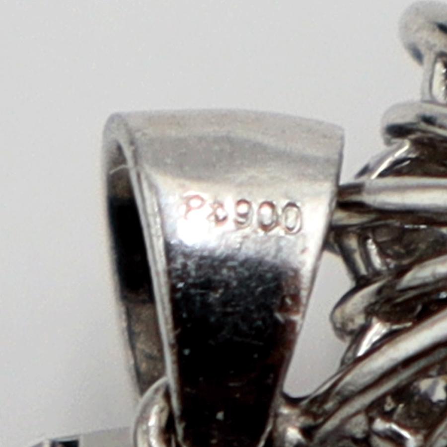 Pt900/K18WGオパールネックレス　OP1.08ct　D0.53ct　ネックレス長さ44cm　重量6.43ｇ(石の重量含む) レディース(中古)