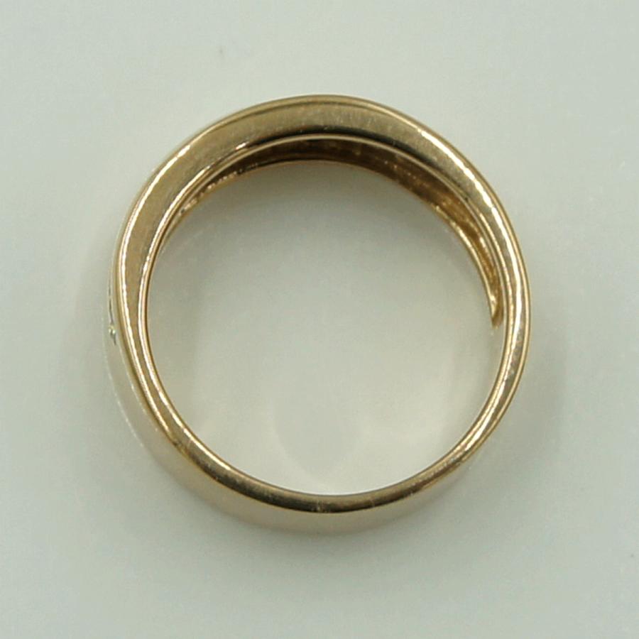 K18ダイヤモンドリング　D0.30ct　リングサイズ11号　重量5.72ｇ(石の重量含む)（中古）