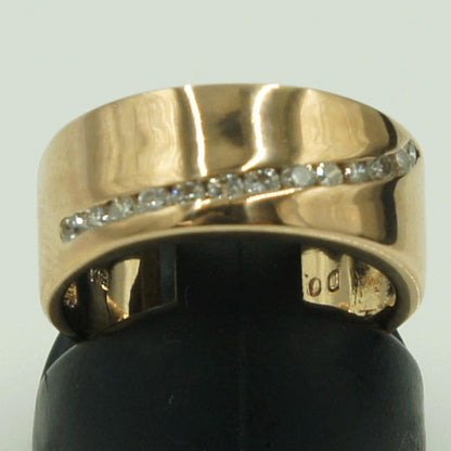 K18ダイヤモンドリング　D0.30ct　リングサイズ11号　重量5.72ｇ(石の重量含む)（中古）