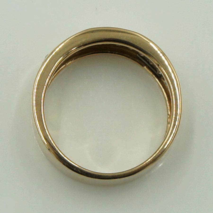 K18ダイヤモンドリング　D0.30ct　リングサイズ11号　重量5.72ｇ(石の重量含む)（中古）