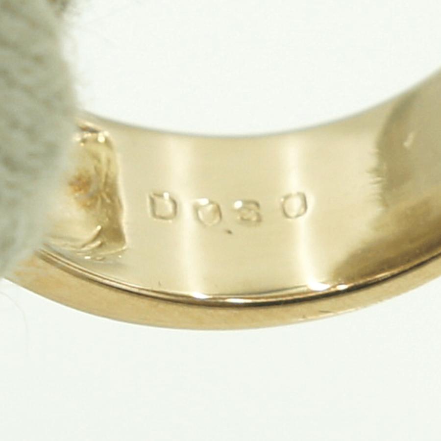 K18ダイヤモンドリング　D0.30ct　リングサイズ11号　重量5.72ｇ(石の重量含む)（中古）