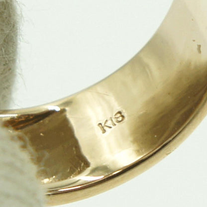 K18ダイヤモンドリング　D0.30ct　リングサイズ11号　重量5.72ｇ(石の重量含む)（中古）