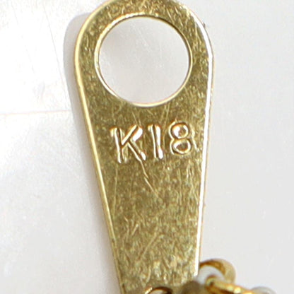 K18トルマリンネックレス　ネック長さ：最大約50cm(スライドボールで調整可能)　重量14.97ｇ(石の重量を含む)　レディース(中古)