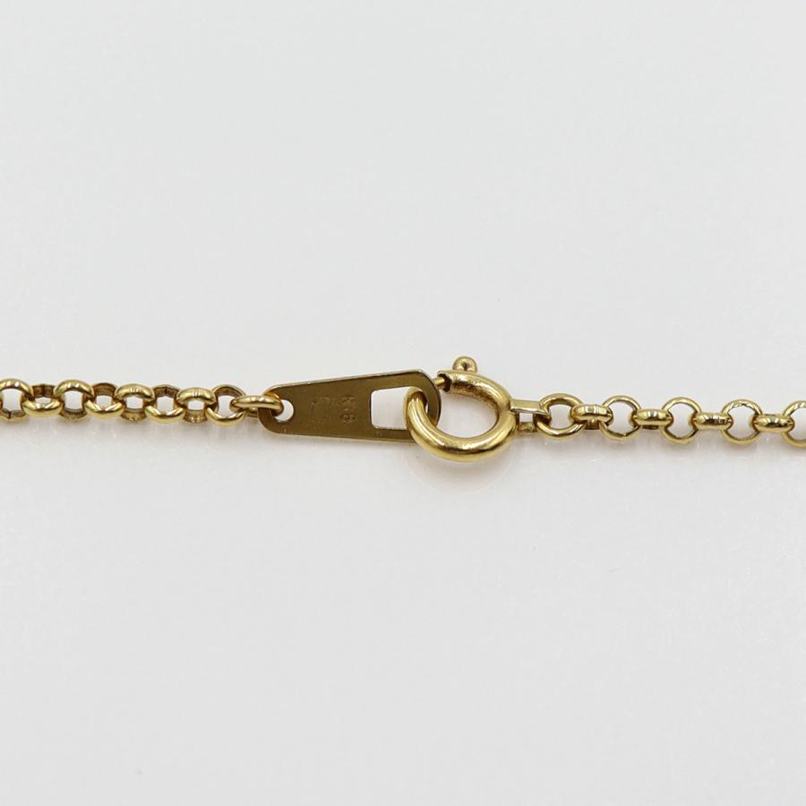 K18ダイヤペンダントネックレス　D0.30ct　ネック長さ約39cm　重量7.91ｇ(石の重量含む)(中古)