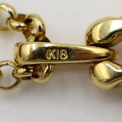 K18ダイヤペンダントネックレス　D0.30ct　ネック長さ約39cm　重量7.91ｇ(石の重量含む)(中古)