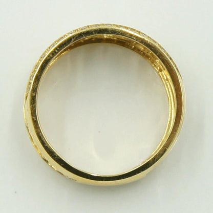 K18ダイヤモンドリング　「ホース」　D0.20ct　リングサイズ13号　重量5.42ｇ（中古