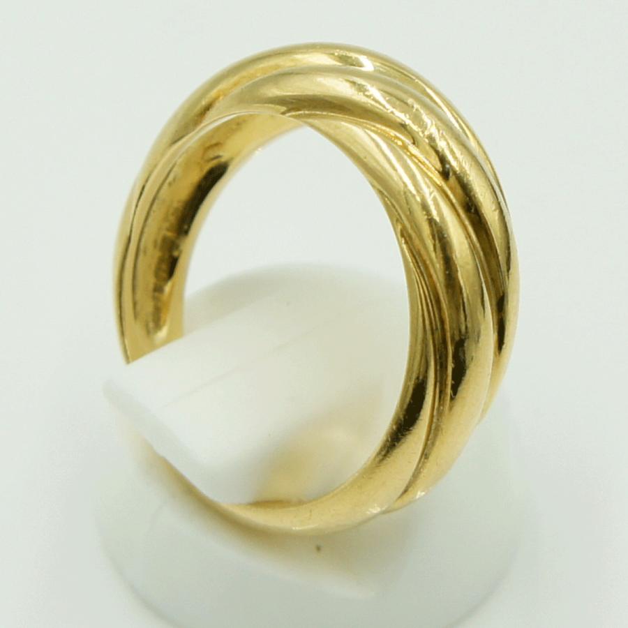 K18ファッションリング　リングサイズ13号　重量5.72ｇ　レディース（中古）