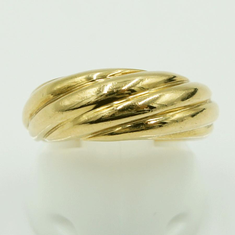 K18ファッションリング　リングサイズ13号　重量5.72ｇ　レディース（中古）