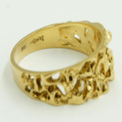 K18ファッションリング　リング13号　重量5.85g　レディース（中古）