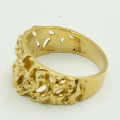 K18ファッションリング　リング13号　重量5.85g　レディース（中古）