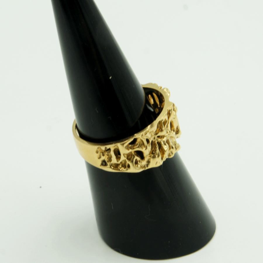 K18ファッションリング　リング13号　重量5.85g　レディース（中古）