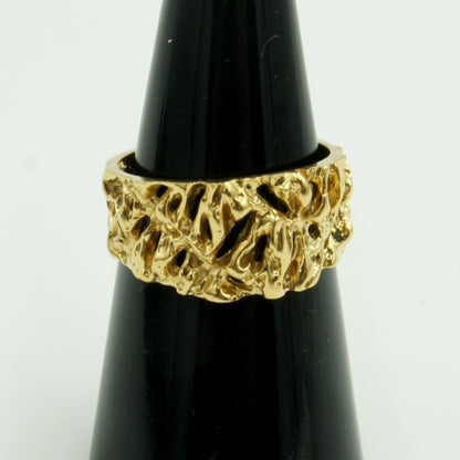 K18ファッションリング　リング13号　重量5.85g　レディース（中古）