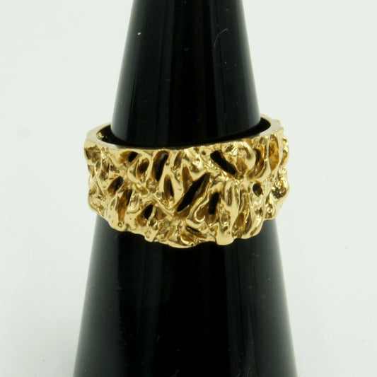 K18ファッションリング　リング13号　重量5.85g　レディース（中古）