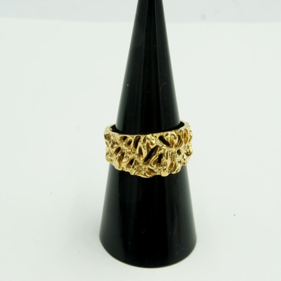 K18ファッションリング　リング13号　重量5.85g　レディース（中古）