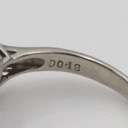 Pt900ラベンダーヒスイリング　J5.00ct　D0.18ct　リングサイズ15号　重量6.38ｇ(石の重量含む)　 レディース(中古)