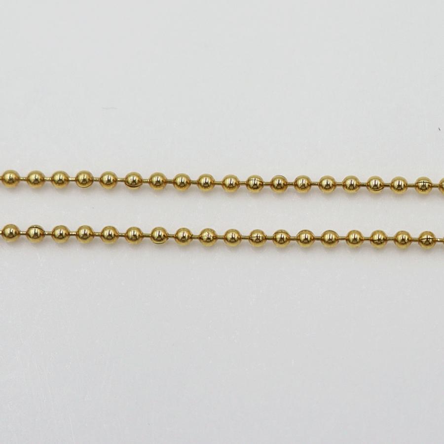 K18ダイヤペンダントネックレス　D0.28ct　ネック長さ:40cm　重量2.98ｇ(石の重量を含む) (中古)