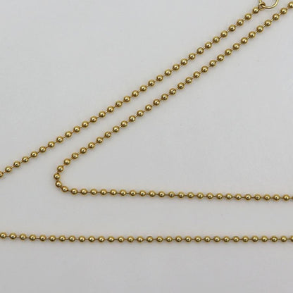 K18ダイヤペンダントネックレス　D0.28ct　ネック長さ:40cm　重量2.98ｇ(石の重量を含む) (中古)