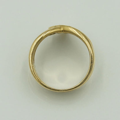 K18ダイヤモンドリング　D0.12ct　リングサイズ11号　重量6.59ｇ(石の重量含む)（中古）