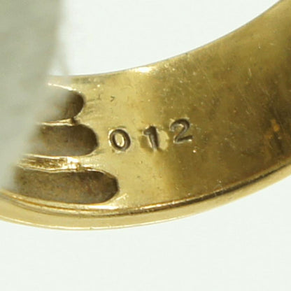 K18ダイヤモンドリング　D0.12ct　リングサイズ11号　重量6.59ｇ(石の重量含む)（中古）