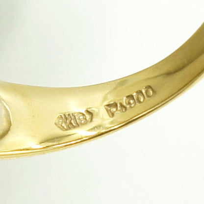 K18/Pt900ダイヤモンドリング　D0.05ct　リングサイズ13号　重量3.70ｇ(石の重量含む)（中古）