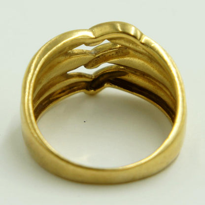 K18ファッションリング　リングサイズ11号　重量5.22g　レディース（中古）