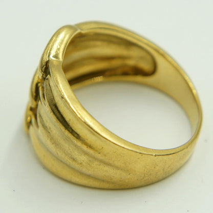 K18ファッションリング　リングサイズ11号　重量5.22g　レディース（中古）