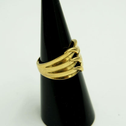 K18ファッションリング　リングサイズ11号　重量5.22g　レディース（中古）