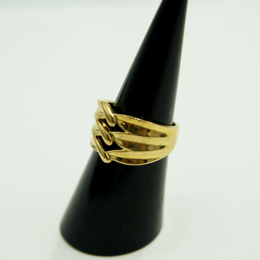 K18ファッションリング　リングサイズ11号　重量5.22g　レディース（中古）