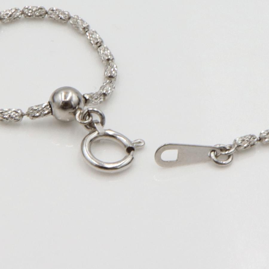 K18WGマルチパールネックレス　P10.5mm　D0.23ct　重量12.38ｇ(石の重量含む)（中古）