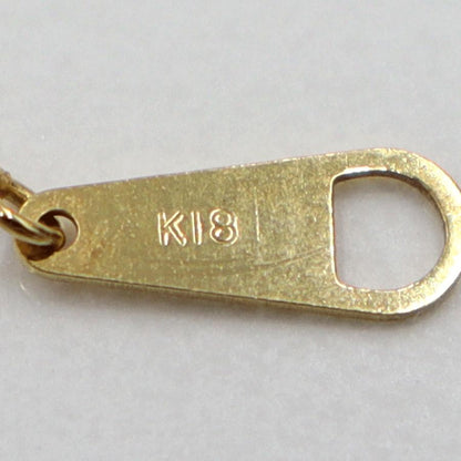 K18ダイヤペンダントネックレス　D0.346ct　0.36ct　重量3.60ｇ(石の重量を含む) (中古)