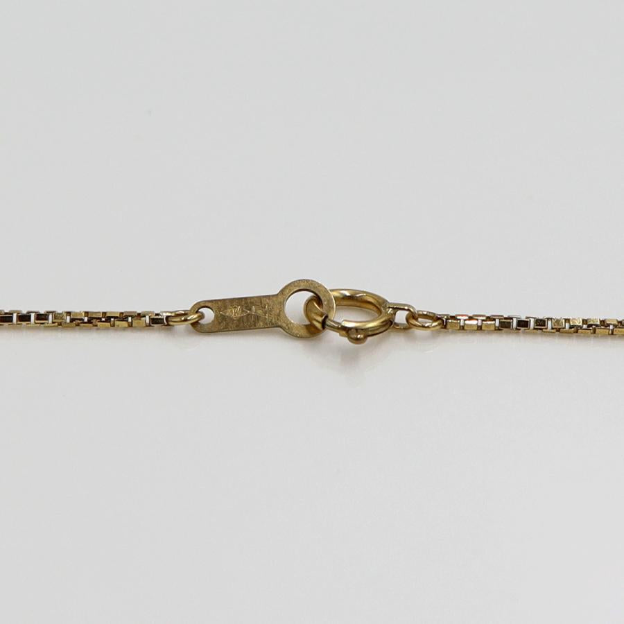 K18シトリンペンダントネックレス　ネックレス長さ40cm　重量4.53ｇ(石の重量含む) 　レディース(中古)