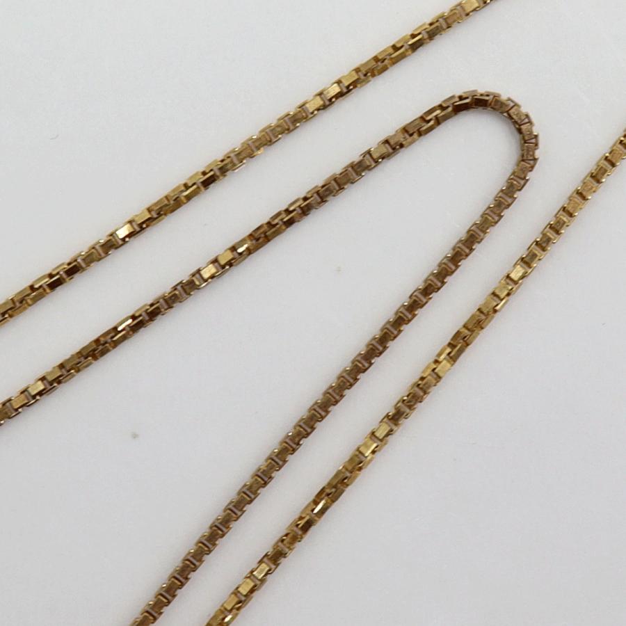 K18シトリンペンダントネックレス　ネックレス長さ40cm　重量4.53ｇ(石の重量含む) 　レディース(中古)