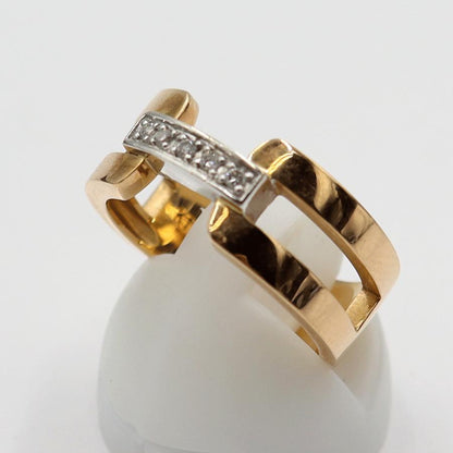 ヴァンドーム青山(VENDOME AOYAMA) K18ダイヤモンドリング ＃12号　重量6.67ｇ(石の重量含む)　レディース(中古)