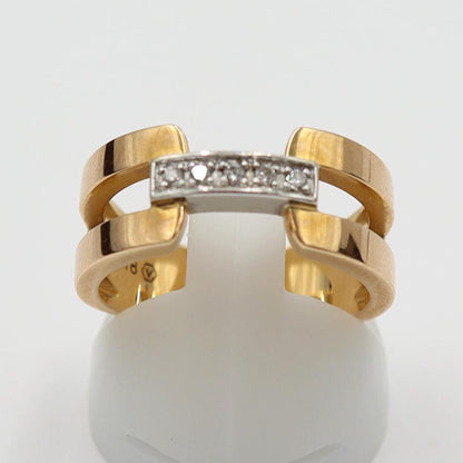 ヴァンドーム青山(VENDOME AOYAMA) K18ダイヤモンドリング ＃12号　重量6.67ｇ(石の重量含む)　レディース(中古)