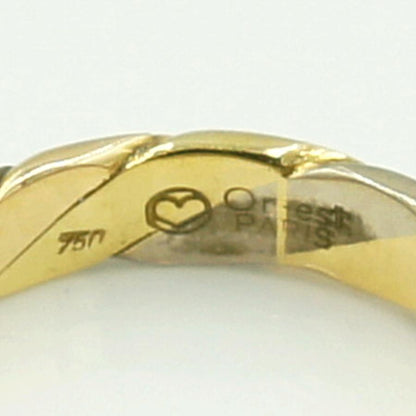 オレスト（Or.est） 750スリーカラーリング　リングサイズ10号　重量4.41ｇ　レディース　指輪　（中古）