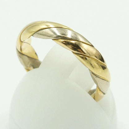 オレスト（Or.est） 750スリーカラーリング　リングサイズ10号　重量4.41ｇ　レディース　指輪　（中古）