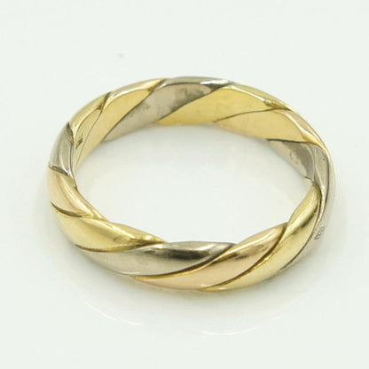 オレスト（Or.est） 750スリーカラーリング　リングサイズ10号　重量4.41ｇ　レディース　指輪　（中古）