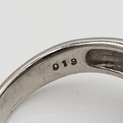 Pt900ダイヤモンドリング　D0.19ct　サイズ13号　重量7.87ｇ(石の重量含む)　レディース(中古)