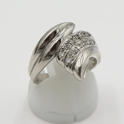 Pt900ダイヤモンドリング　D0.19ct　サイズ13号　重量7.87ｇ(石の重量含む)　レディース(中古)