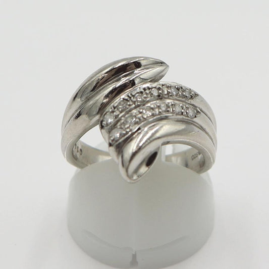 Pt900ダイヤモンドリング　D0.19ct　サイズ13号　重量7.87ｇ(石の重量含む)　レディース(中古)