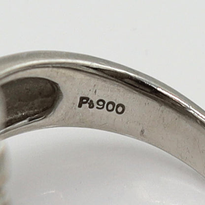 Pt900ダイヤモンドリング　D0.19ct　サイズ13号　重量7.87ｇ(石の重量含む)　レディース(中古)