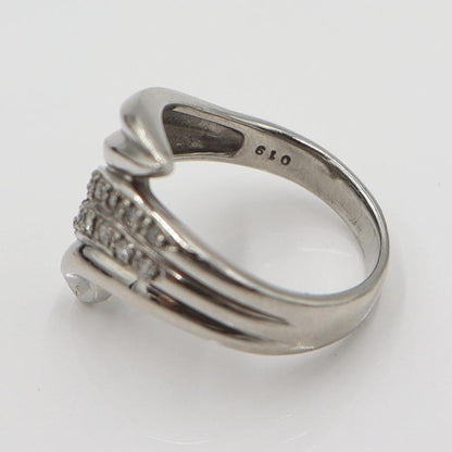 Pt900ダイヤモンドリング　D0.19ct　サイズ13号　重量7.87ｇ(石の重量含む)　レディース(中古)