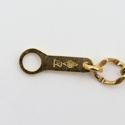 K18デザインブレスレット　長さ17.5cm　重量2.49ｇ（中古）