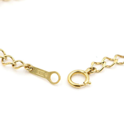 K18デザインブレスレット　長さ17.5cm　重量2.49ｇ（中古）