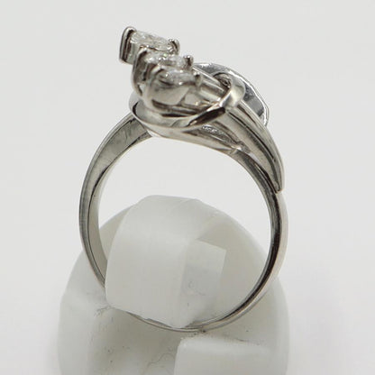 Pt900ダイヤモンドリング　D0.40ct　サイズ9号　重量6.94ｇ(石の重量含む)　レディース(中古)