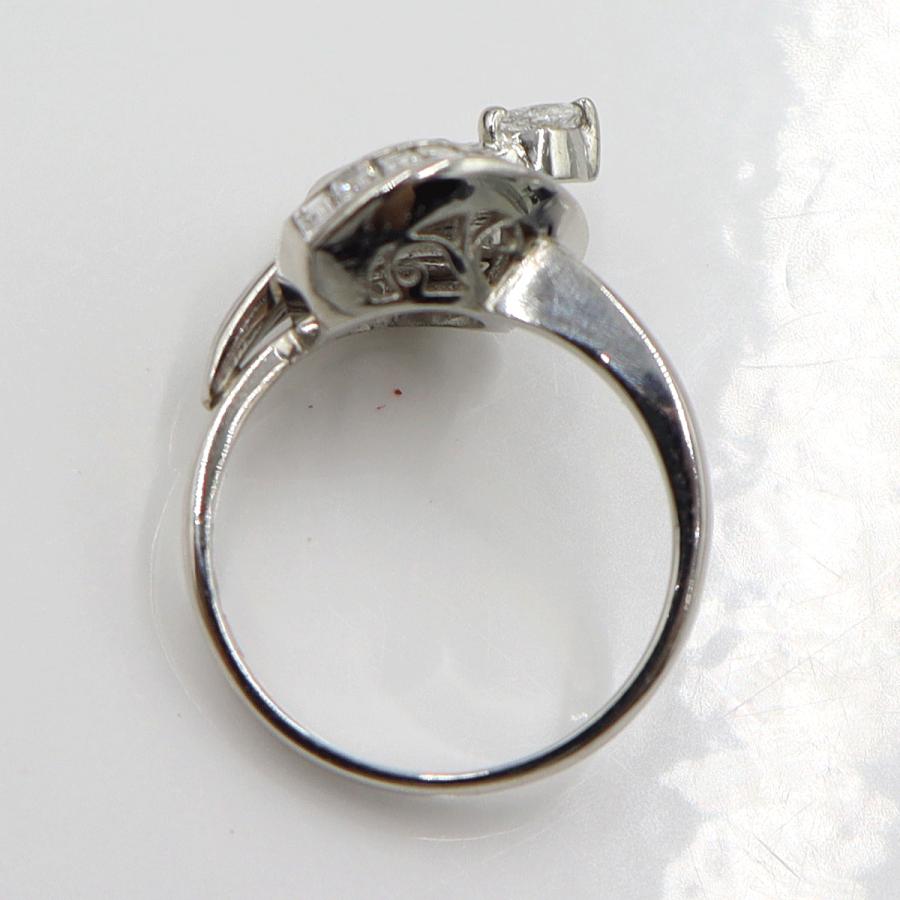 Pt900ダイヤモンドリング　D0.40ct　サイズ9号　重量6.94ｇ(石の重量含む)　レディース(中古)