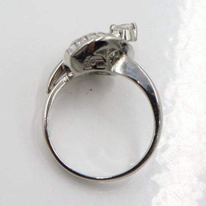 Pt900ダイヤモンドリング　D0.40ct　サイズ9号　重量6.94ｇ(石の重量含む)　レディース(中古)